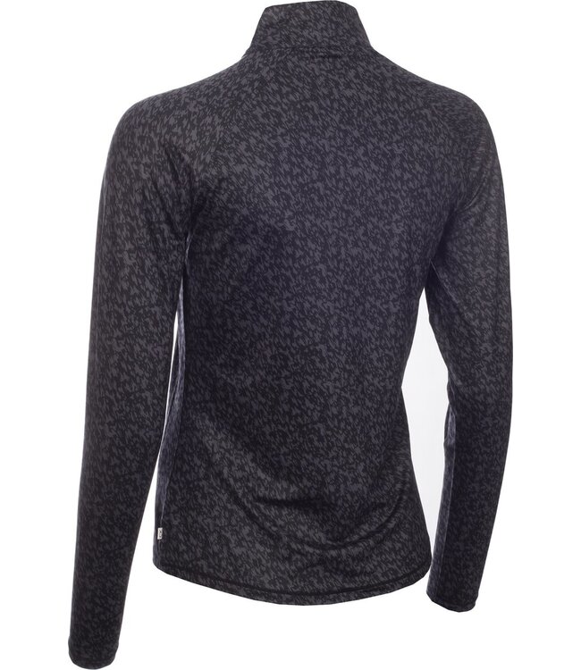 Calvin Klein Calvin Klein Dames Pully 1/4 Zip First Layer Print Black