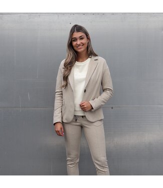 Beaumont Beaumont Blazer Petit Jersey Pique Sand