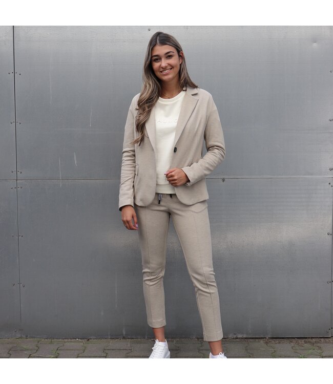 Beaumont Beaumont Blazer Petit Jersey Pique Sand