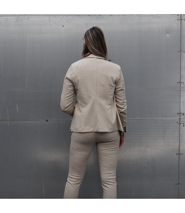 Beaumont Beaumont Blazer Petit Jersey Pique Sand