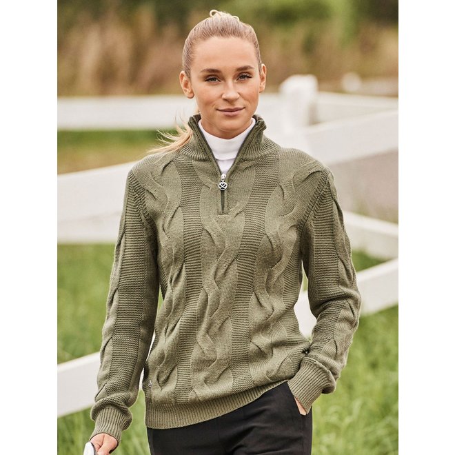 Daily Sports Dames Addie Pullover Lined Moss
