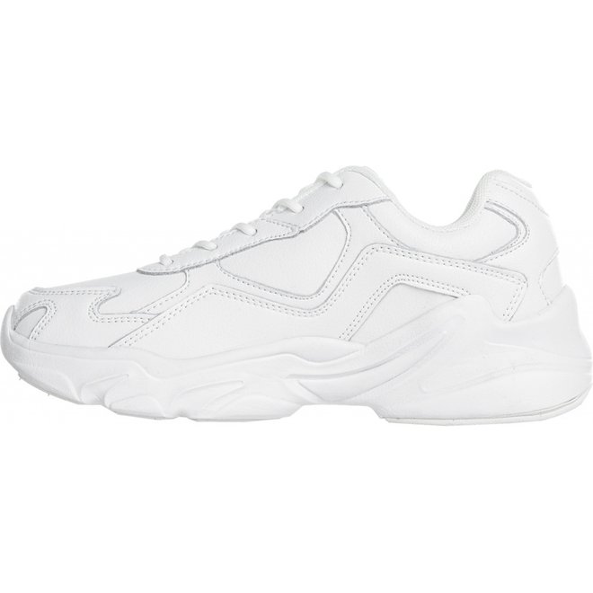 Athlecia Woman Chunky Leather Trainers White