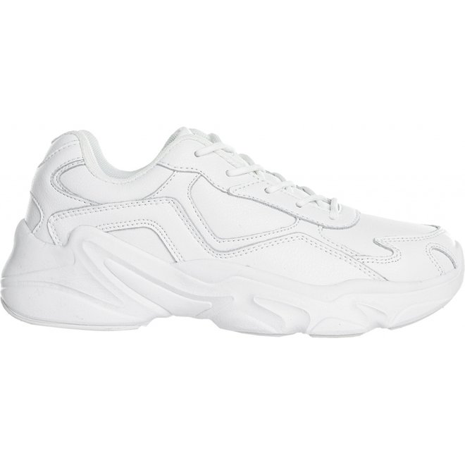 Athlecia Woman Chunky Leather Trainers White