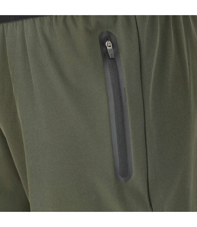 Virtus Virtus Men Blag Hyper Stretch Short With Zippers Green