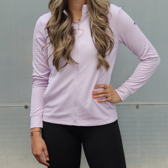 Nike Dri FIT UV Victory Womens Full Zip Golf Top Lilac