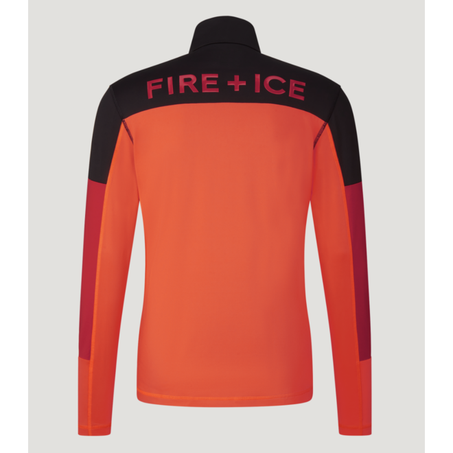 Fire + Ice Bogey Men Ski Pully Black Orange