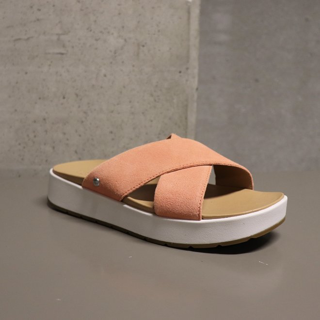 UGG Emily Dames Sandale Coral Pink Suede