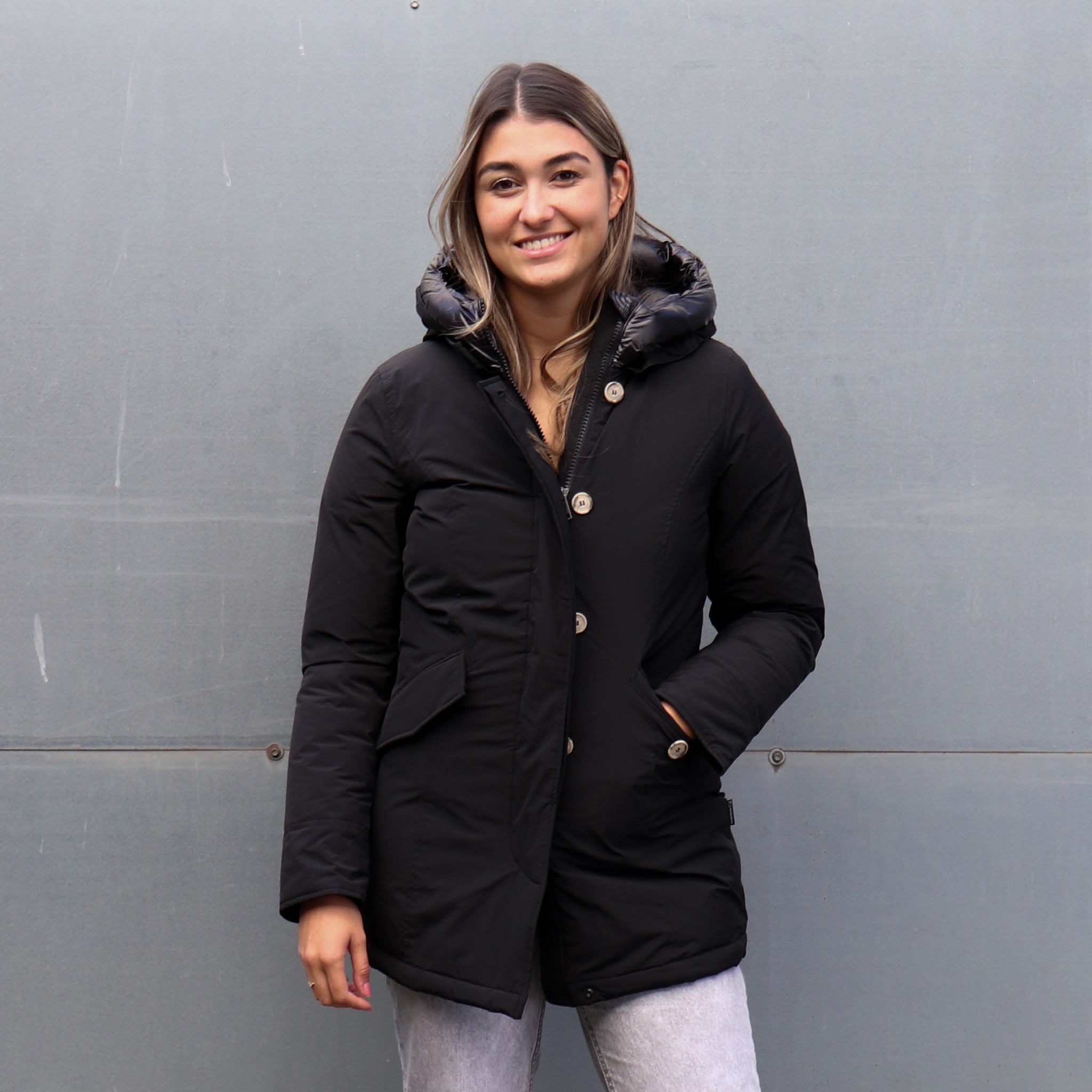 Woolrich Dames Luxury Artic Parka Black John's Sport Shop