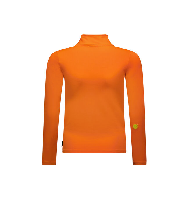 Superrebel Kidsgear Super Rebel Spurt Ski Pully Fancy Tape Zipper Neon Orange