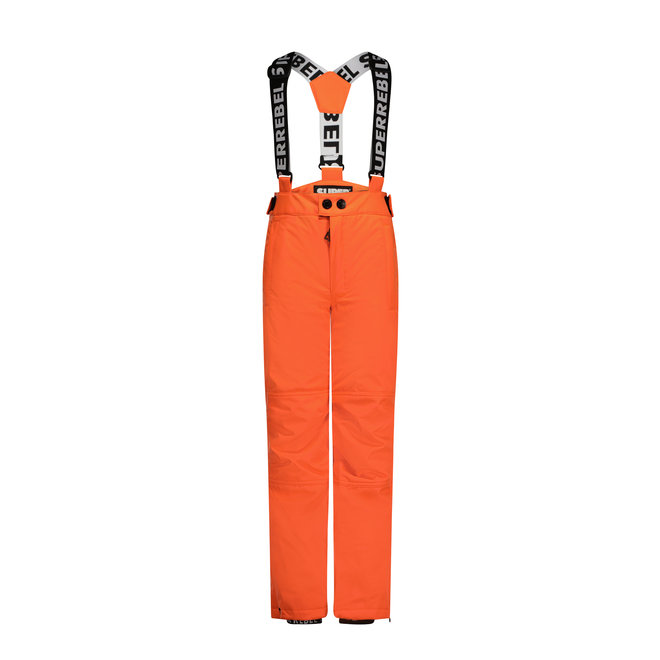 Super Rebel Speed Ski Pants Twill UNI Taped Neon Orange