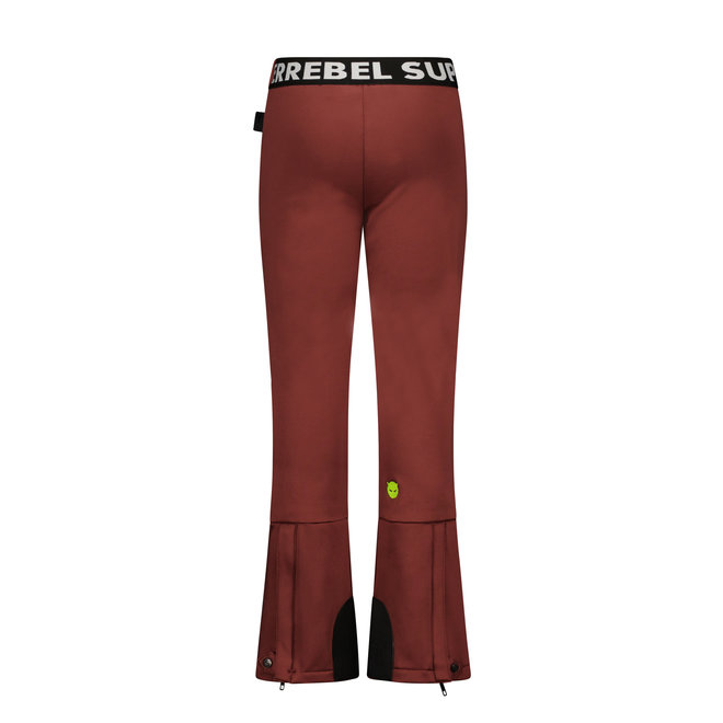 Super Rebel Peak Ski Trousers Soft Shell  Bordeaux