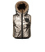 Superrebel Kidsgear Super Rebel Girls Monkey Reversible Bodywarmer Partially Taupe