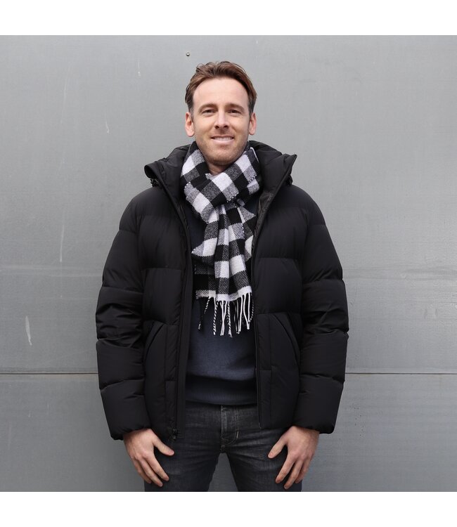 Woolrich Woolrich Unisex Woolen Buffalo Scarf White Buffalo