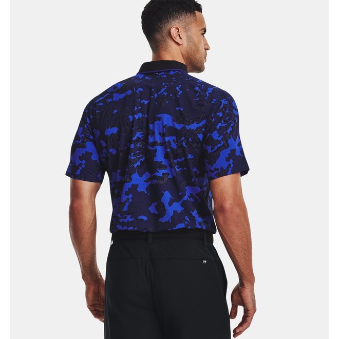Under Armour Men Iso-Chill Charged Camo Polo  Navy / Blue