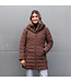 Luhta Luhta Dames Haukkala Coat Chocolate Brown