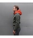National Geographic Merino Blend Hoodie Men Green/Orange