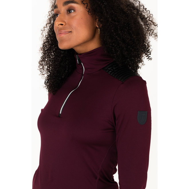 Falcon Lady Foxy Skipully 1/2 Zip Vigneto