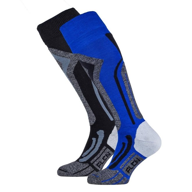 Falcon  Men 2-pack Tecnical Skisock Astral Blue