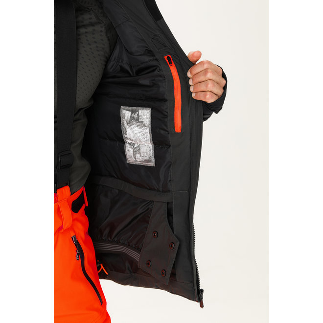 Falcon Man Ski Jacket Spectro Grey/Orange