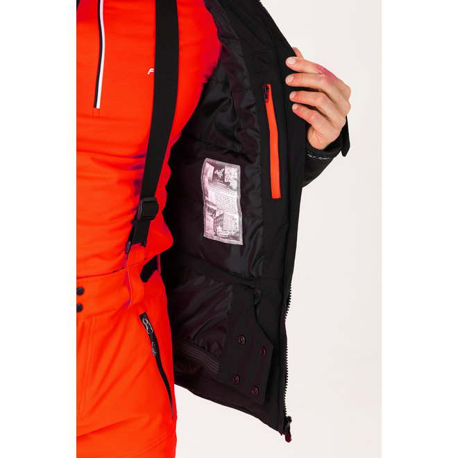 Falcon Man Ski Jacket Spectro Black/Orange