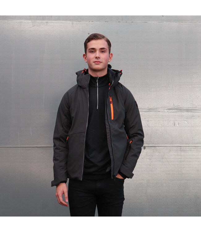 Falcon Falcon Spectro JR Boys Skijacket Black Olive