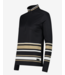 CMP CMP Dames Ski Pully Zwart / Beige / Wit Streep