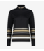 CMP CMP Dames Ski Pully Zwart / Beige / Wit Streep