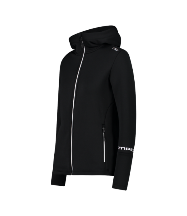 CMP CMP Dames Wintersport Pully met Capuchon Zwart