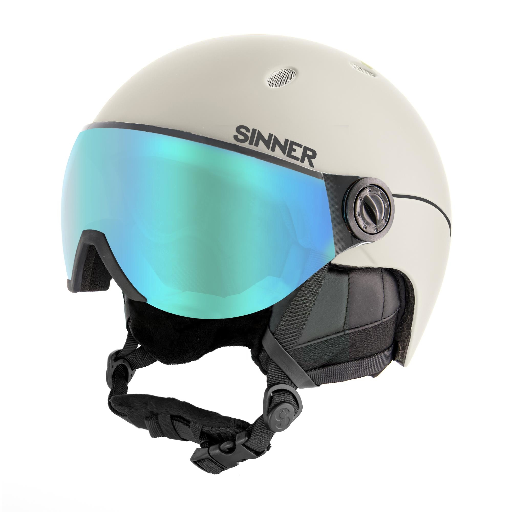 Ontbering Verblinding toezicht houden op Sinner Ski Helm Titan Visor Matte Light Grey - John's Sport Shop
