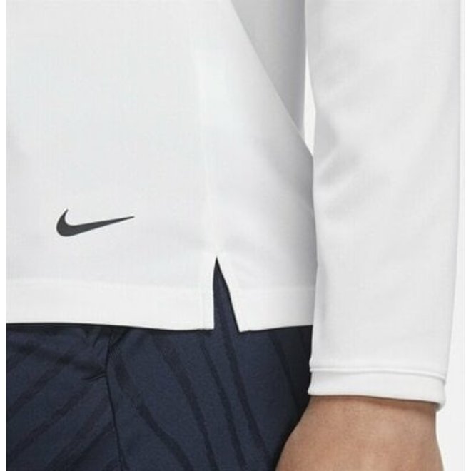 Nike Dri FIT Victory Womens Long Sleeve Golf Polo White