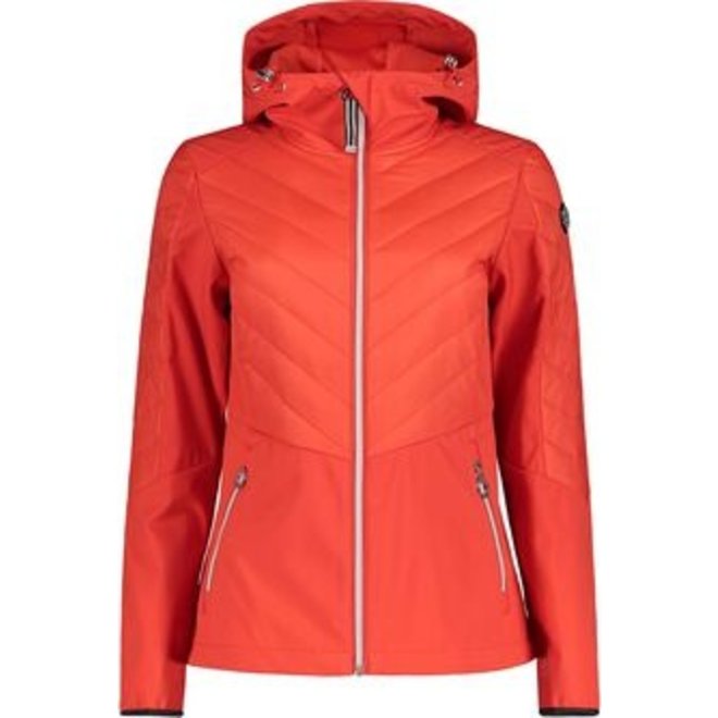 Luhta Ania Dames Softshell Jack Rood