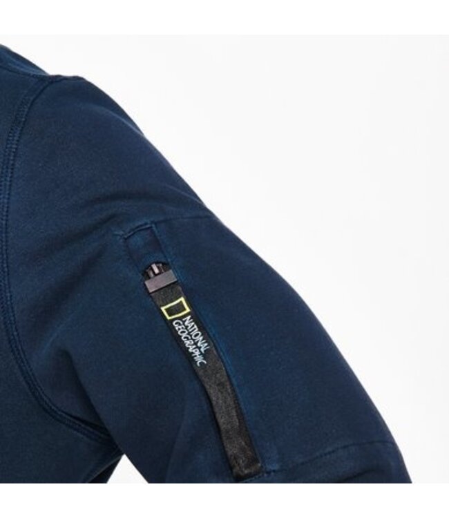 National Geographic Garment Dyed Crewneck Navy