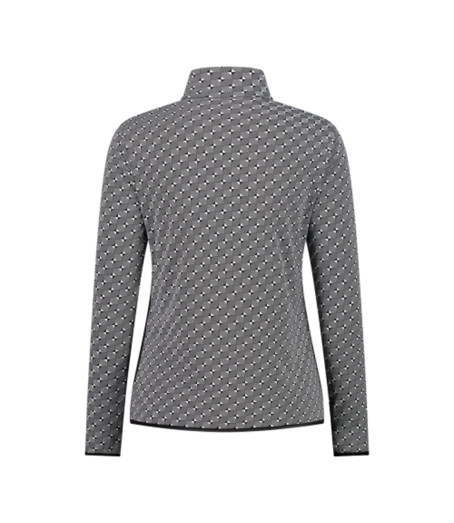 CMP CMP Dames Print Ski Pully Black White