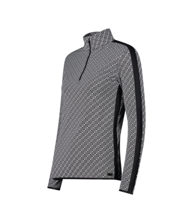 CMP CMP Dames Print Ski Pully Black White