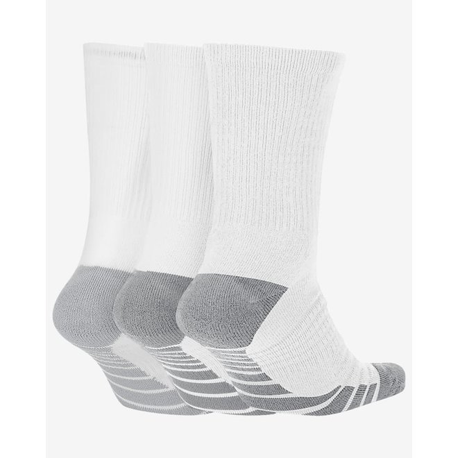 Nike Everyday Max Cushioned Crew sokken (3 paar) Wit