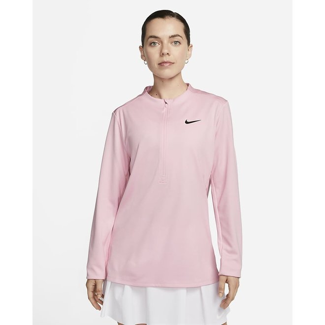 Nike Dri-FIT UV Advantage Golftop met halflange rits voor dames Roze