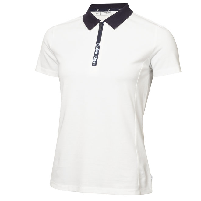 Calvin Klein Golf Dames Raquette Polo White/Navy