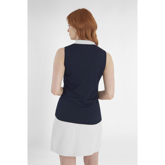 Calvin Klein Golf Dames Delaware Sleeveless Polo Navy