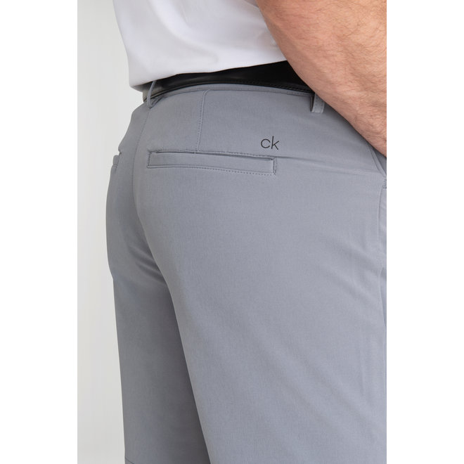 Calvin Klein Golf Heren Genius 4-Way Stretch Shorts Silver