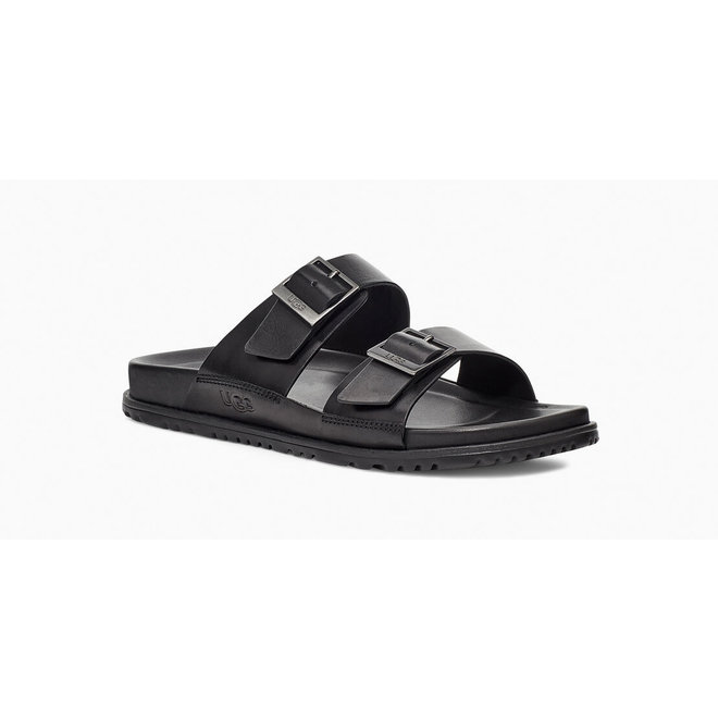 UGG Heren Wainscott Buckle Slide Black