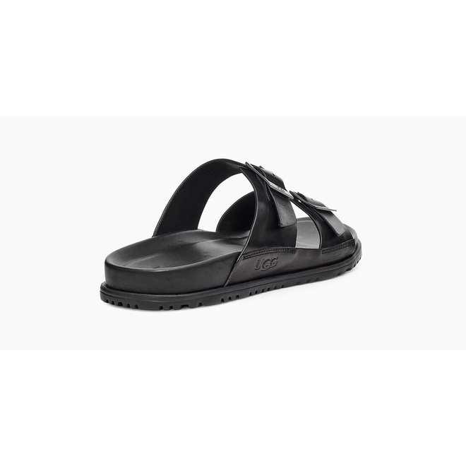 UGG Heren Wainscott Buckle Slide Black