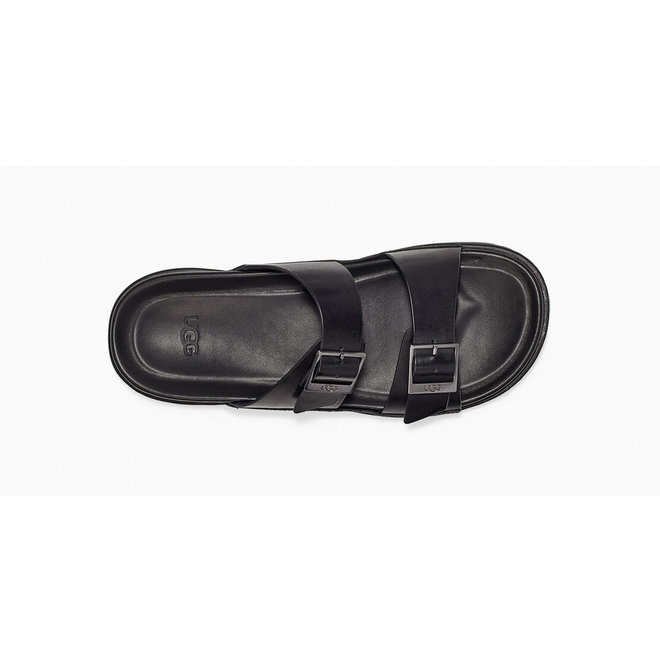 UGG Heren Wainscott Buckle Slide Black