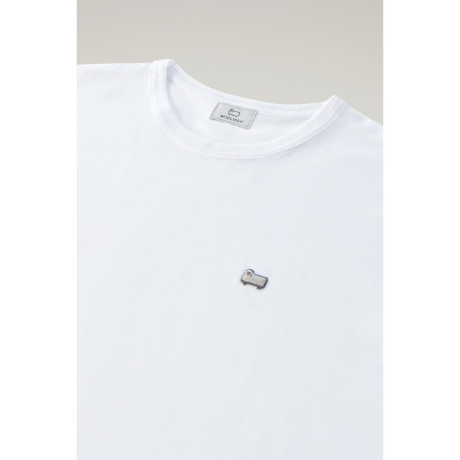 Woolrich Heren Sheep Tee Bright White