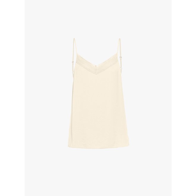 Beaumont Sarah Singlet Matt Satin Off White