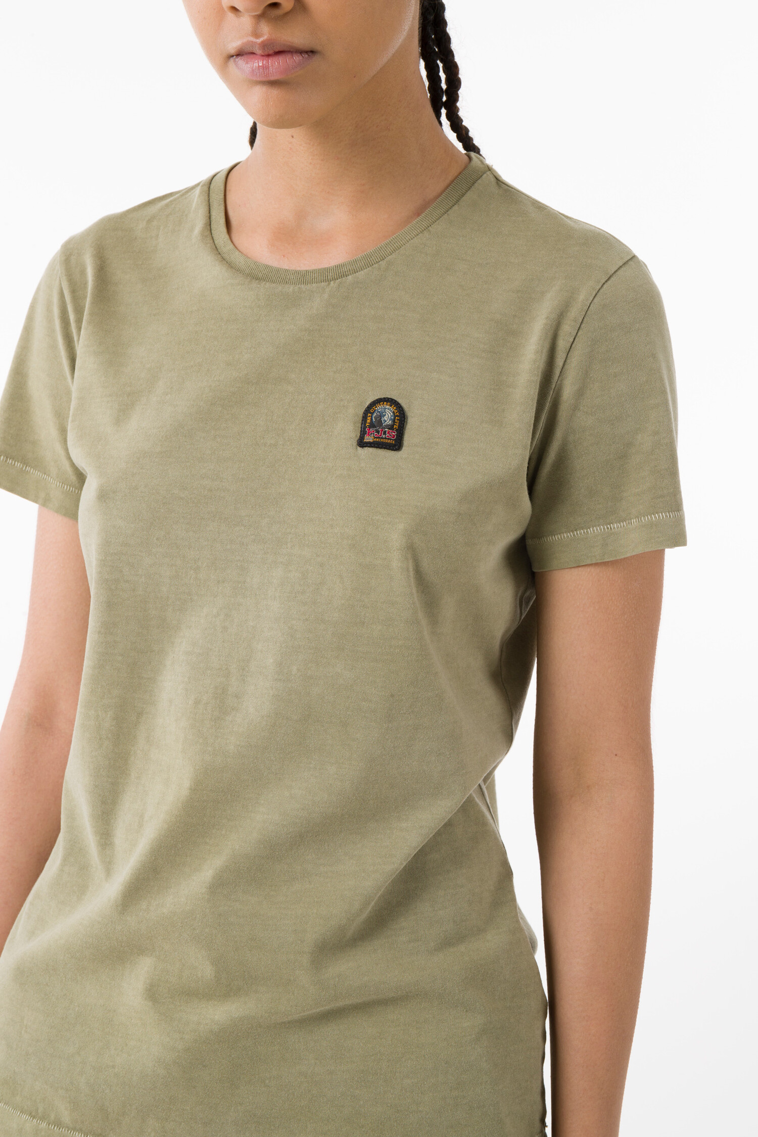 Parajumpers Dames Patch Tee Sage John's Sport Shop