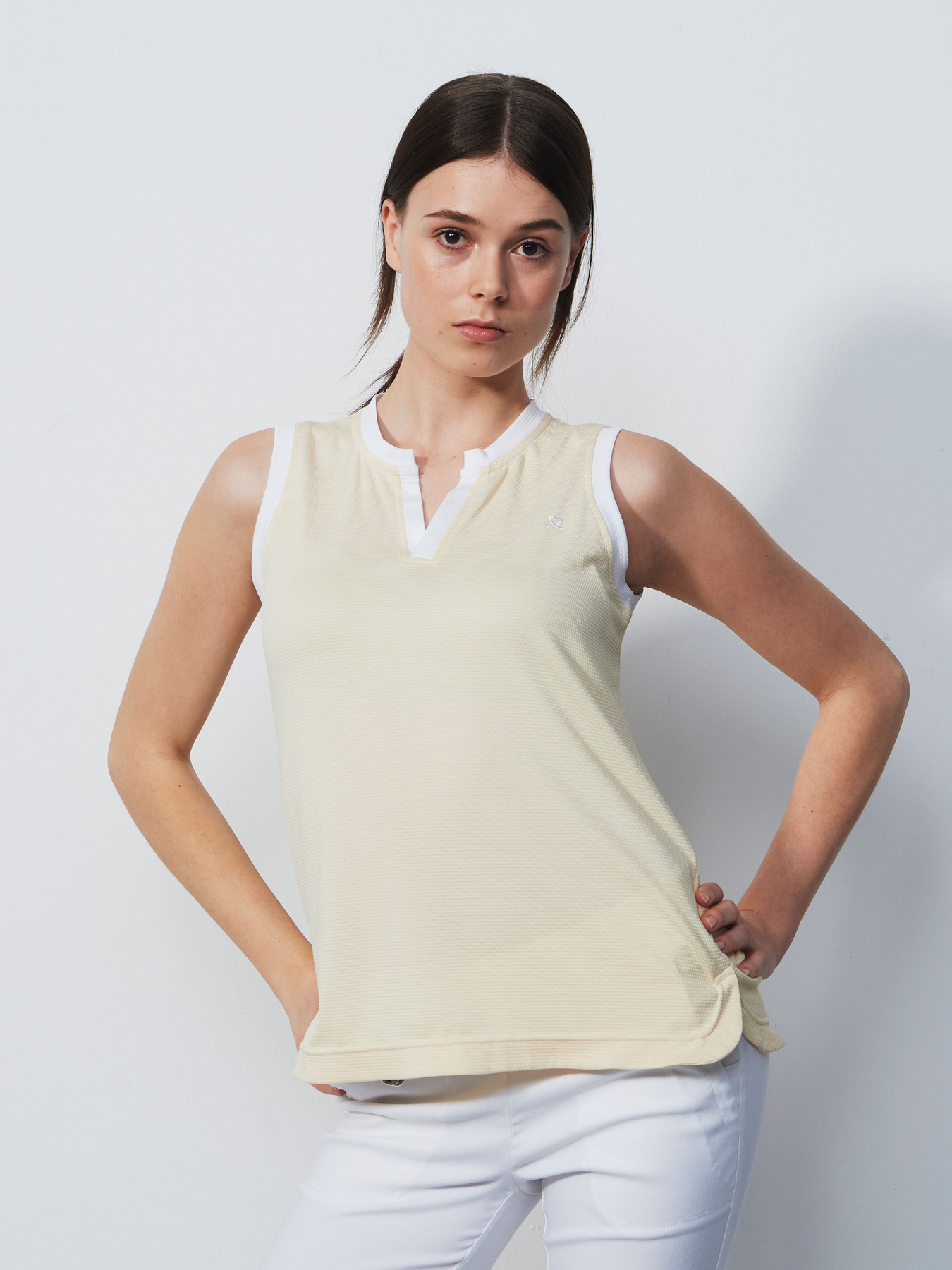 DS Massy Kalamata Sleeveless Polo Shirt