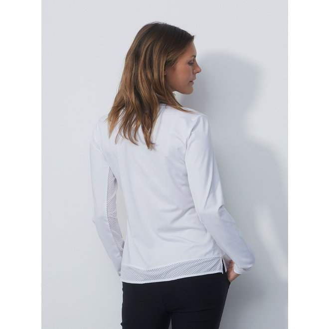 Daily Sports Corina LS Polo Shirt White