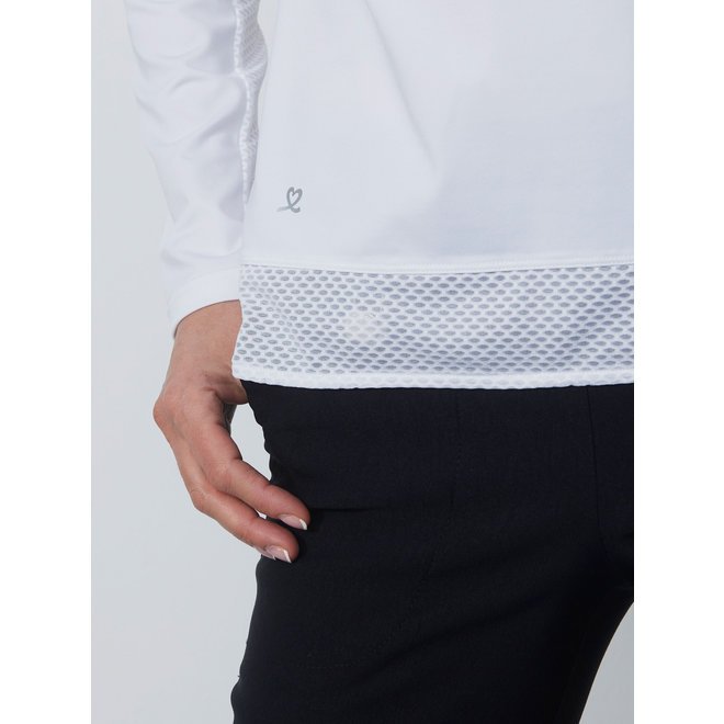 Daily Sports Corina LS Polo Shirt White