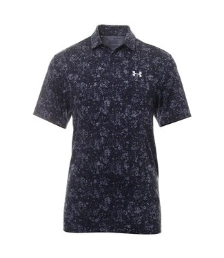 Under Armour Golf Under Armour Playoff 3.0 Printed Polo-Midnight Navy/Halo Gray