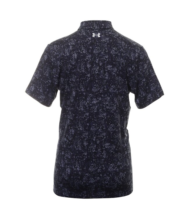 Under Armour Golf Under Armour Playoff 3.0 Printed Polo-Midnight Navy/Halo Gray